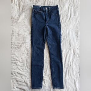 Gap Sky High Jegging, Universal Size 26 Dark Wash Jeans High Rise Regular Jogger